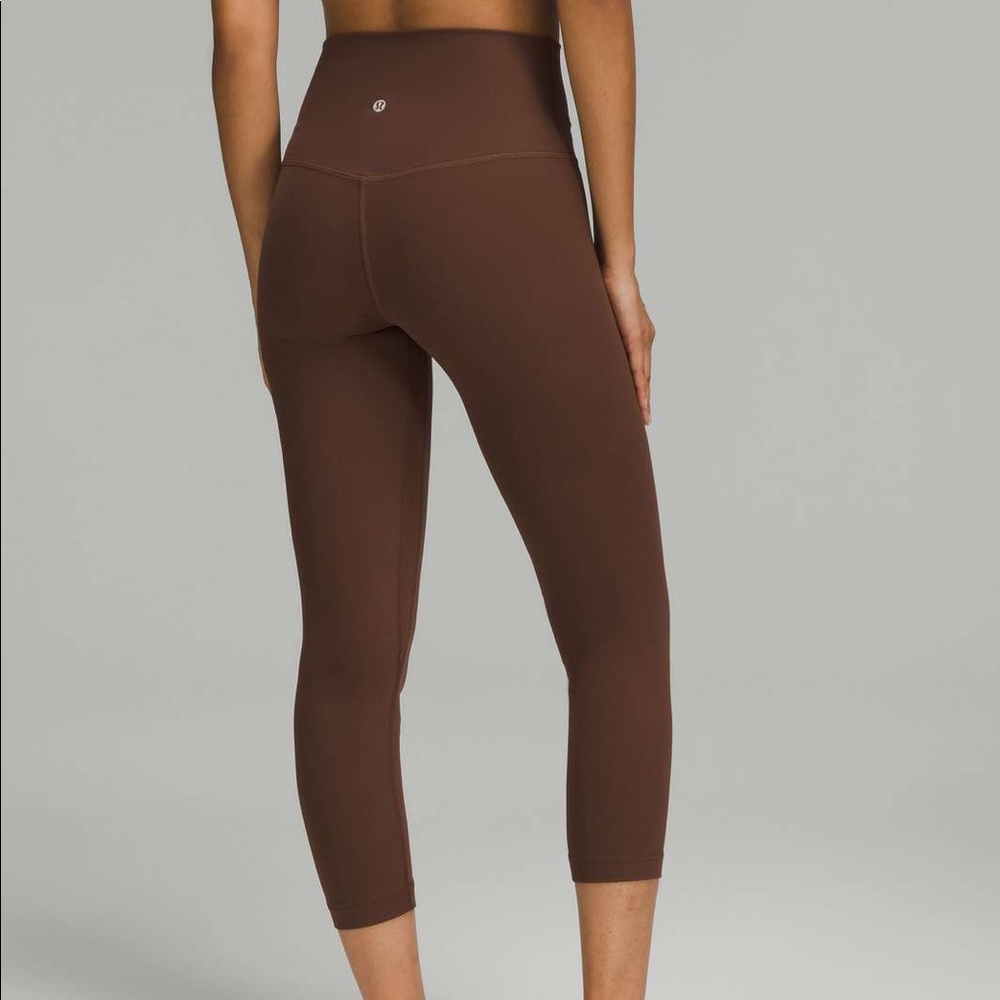 Lululemon align crop 23” Java size 6